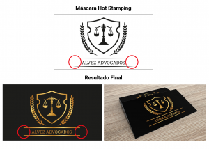 Instrução Hot Stamping l Atual Card